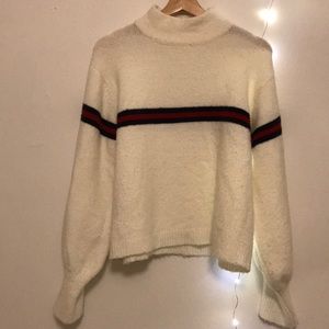 mango mock neck sweater